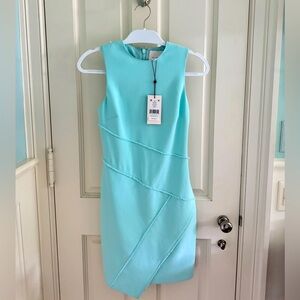 Cinq a Sept Josie Dress in Aqua
